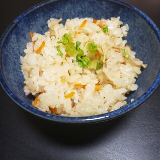 鳥ひき肉の炊き込みご飯